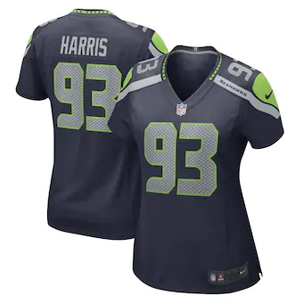 womens nike shelby harris college navy seattle seahawks gam
